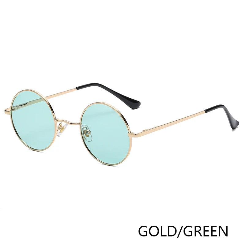 Retro Round Polarized Sunglasses | UV400 Metal Frame Unisex