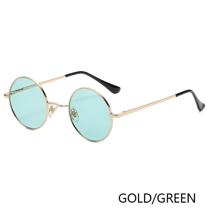 Retro Round Polarized Sunglasses | UV400 Metal Frame Unisex