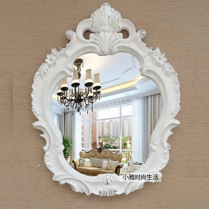 Large Decorative Mirror Wall Hanging Glasses Vintage Aesthetic Bathroom Decorative Mirror Makeup Specchio Da Parete Home Decor-Arlik interiors
