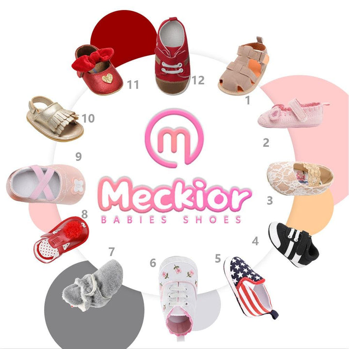 Newborn Baby Socks Shoes Boy Girl Star Toddler First Walkers Booties-Shoe-Bennys Beauty World