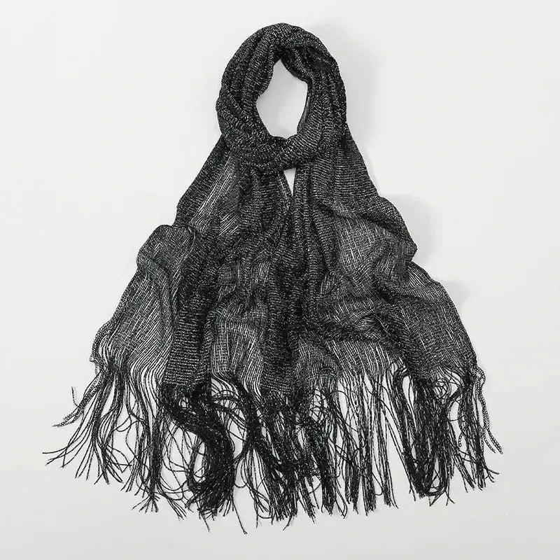 Fashion Bright Silk Sunscreen Shawl-scarf-Bennys Beauty World