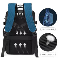 Men Business Backpack School Expandable USB Bag Large Capacity Backpack-backpack-Bennys Beauty World