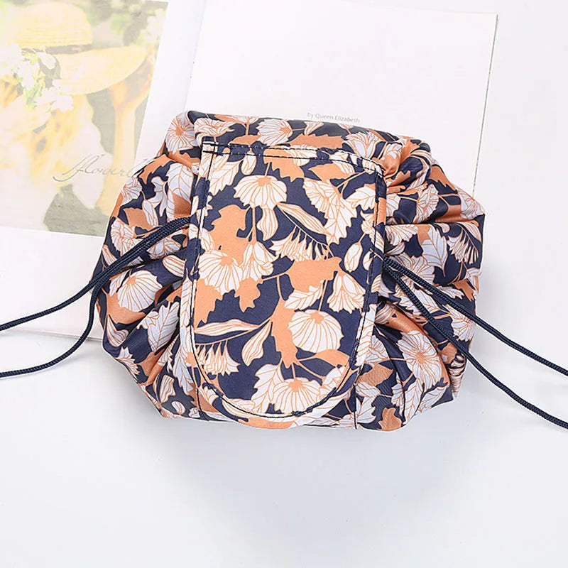 Women  Cosmetic Bag Travel Storage Makeup Bag Drawstring