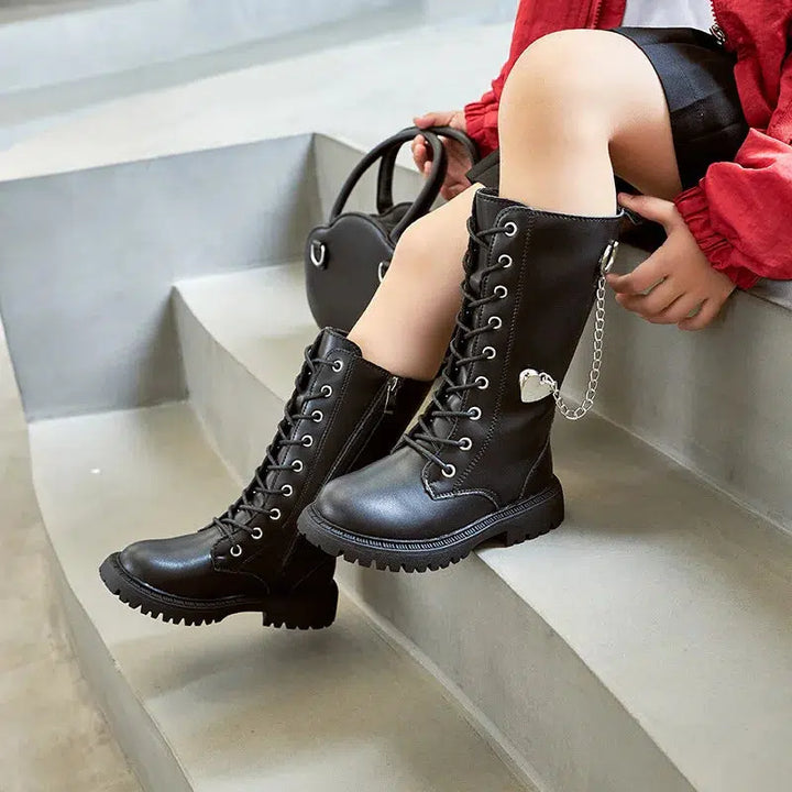 Girls Knee-High Boots Winter Boots For Kids-Shoe-Bennys Beauty World