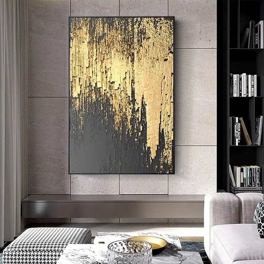 Wall posters abstract oil paintings on canvas-Arlik interiors