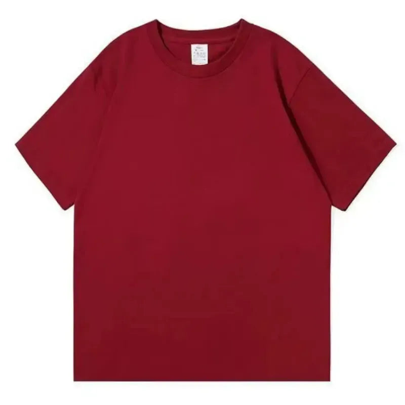 Black White GSM 500g Heavy-duty Pure Cotton T-shirt-T-Shirt-Bennys Beauty World