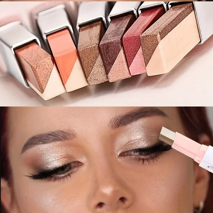 2 in 1 Pearly Highlighter Eyeshadow Stick Glitter Eyeshadow Eyeliner Stick