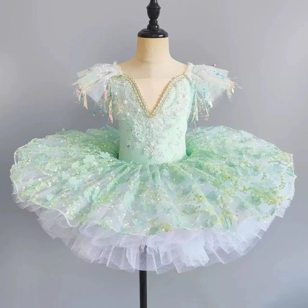 Girls Sequined Tutu Dance Dress – Princess Costume - Bennys Beauty World