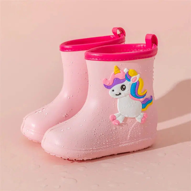 Cartoon Baby Boy Girl Rain Water Shoes Boot Covers-Shoes-Bennys Beauty World