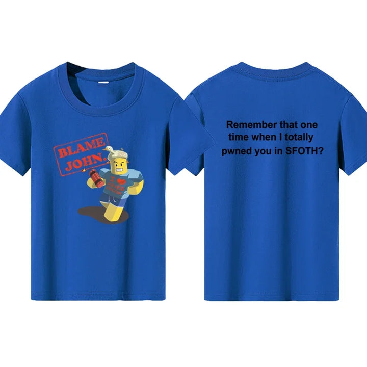 Kids Printed Graphic T-Shirt | Boys &amp; Girls Summer Casual Tee | Ages 7–13