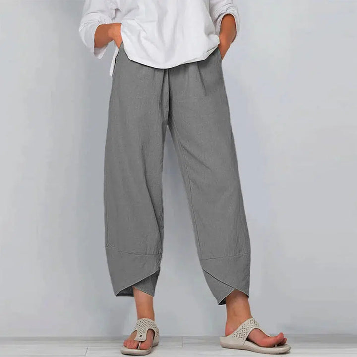 Women's Cotton Linen Baggy Casual Ladies Summer Harem Pants-pants-Bennys Beauty World