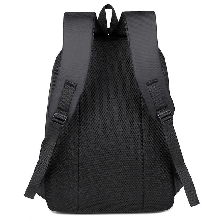 Waterproof Oxford Business Backpack – Casual Travel Laptop Bag with USB Port