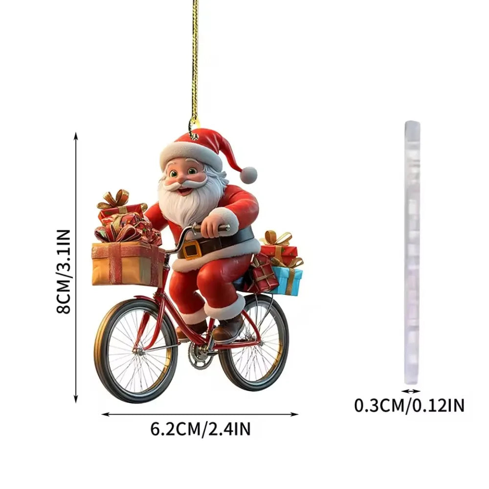 Winter Decorative Hanging Cartoon Santa Claus