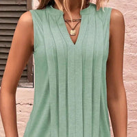 Women's Tops And Blouses Summer Sleeveless V-Neck Tops