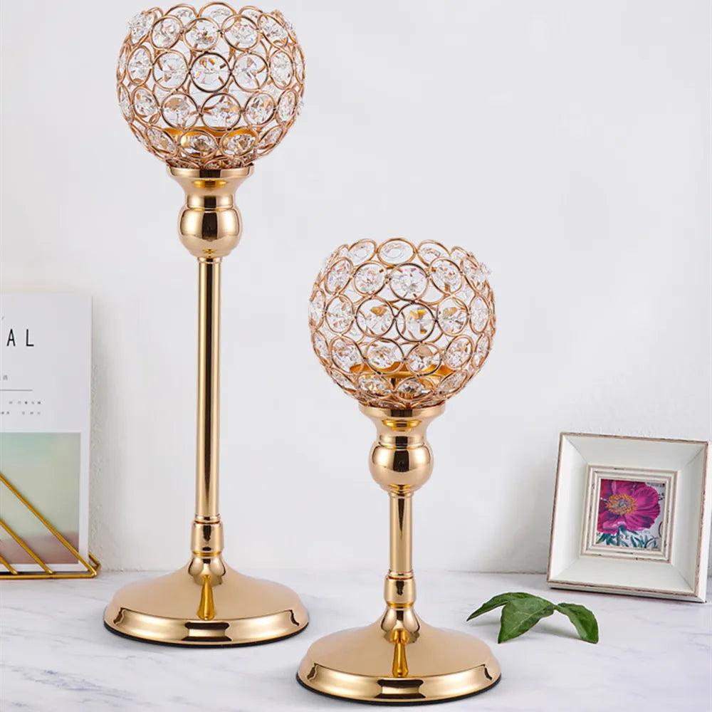 Metal Centerpieces Candle Holders-Arlik interiors