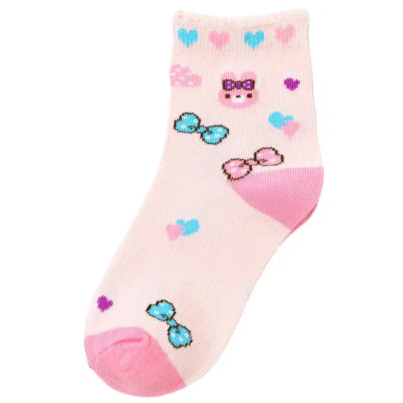 5pairs/lot Girls Socks Cotton Socks Fashion Children Knit Socks