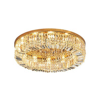 Minimalist Crystal Glass Round Ceiling Chandelier-Light Fixtures-Arlik interiors