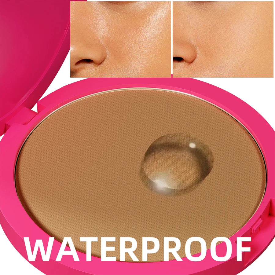 Natural Matte Pressed Powder Oil Control Brightening