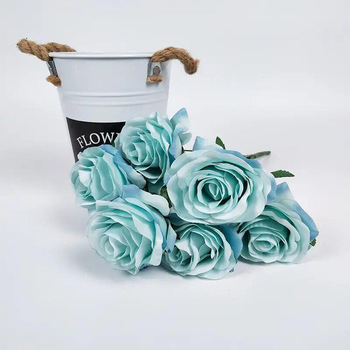 7 Roses Artificial Flower Bouquet-Flowers-Arlik interiors