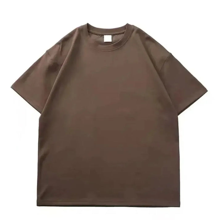 Black White GSM 500g Heavy-duty Pure Cotton T-shirt-T-Shirt-Bennys Beauty World