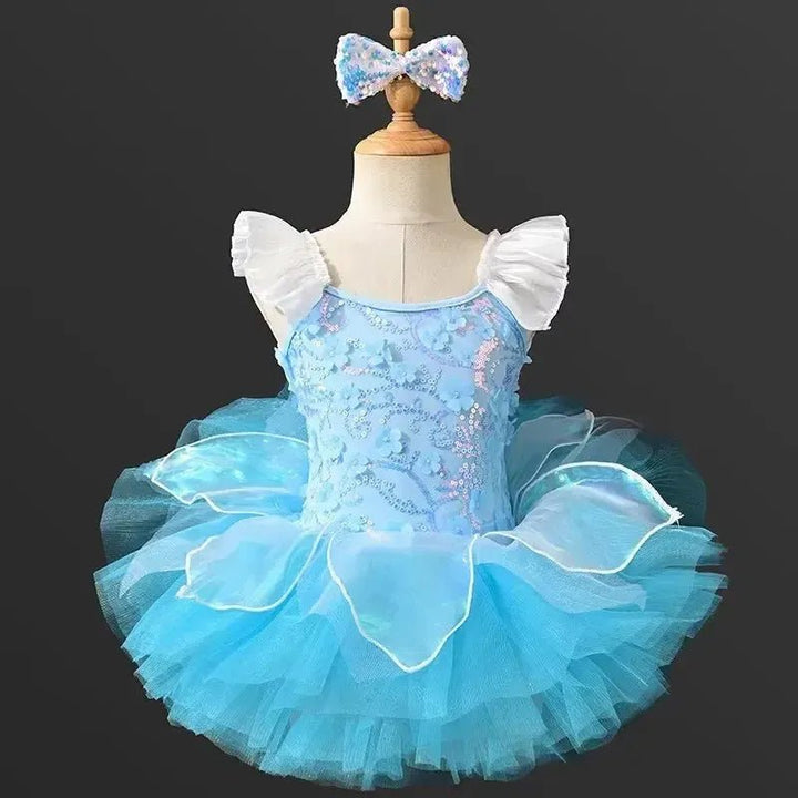 VIKITA Girls Flare Sleeve Princess Dress – Sizes 3T–10T - Bennys Beauty World