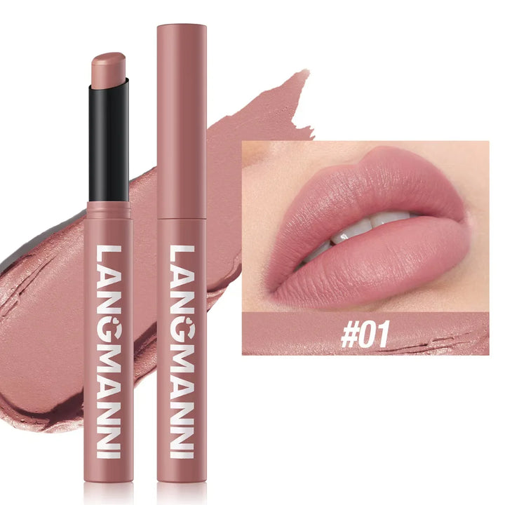 Twelve-color Matte Lipstick Pearly Highlighter Eyeshadow Stick