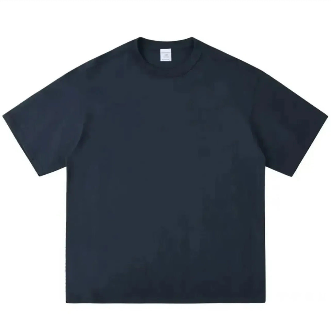 Black White GSM 500g Heavy-duty Pure Cotton T-shirt-T-Shirt-Bennys Beauty World