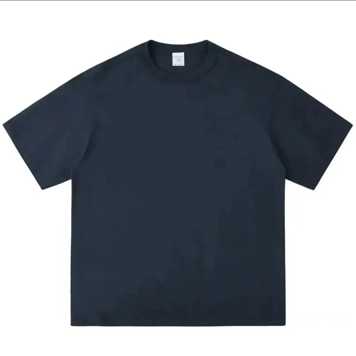 Black White GSM 500g Heavy-duty Pure Cotton T-shirt-T-Shirt-Bennys Beauty World