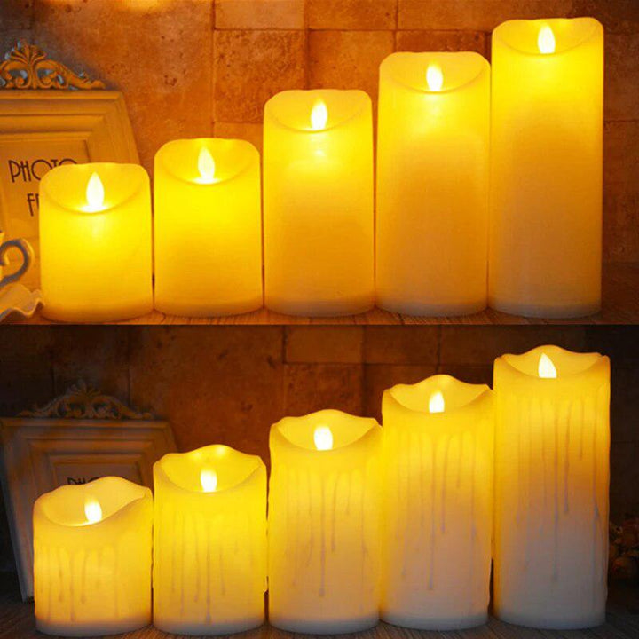 LED Candles Battery Powered Led Tea Lights Valentine&#39;s Day Decoration Flameless Candle dancing candle Home Decor Candles 2023-Arlik interiors