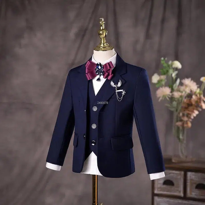 Boys Wedding Suit Kids Formal Clothing