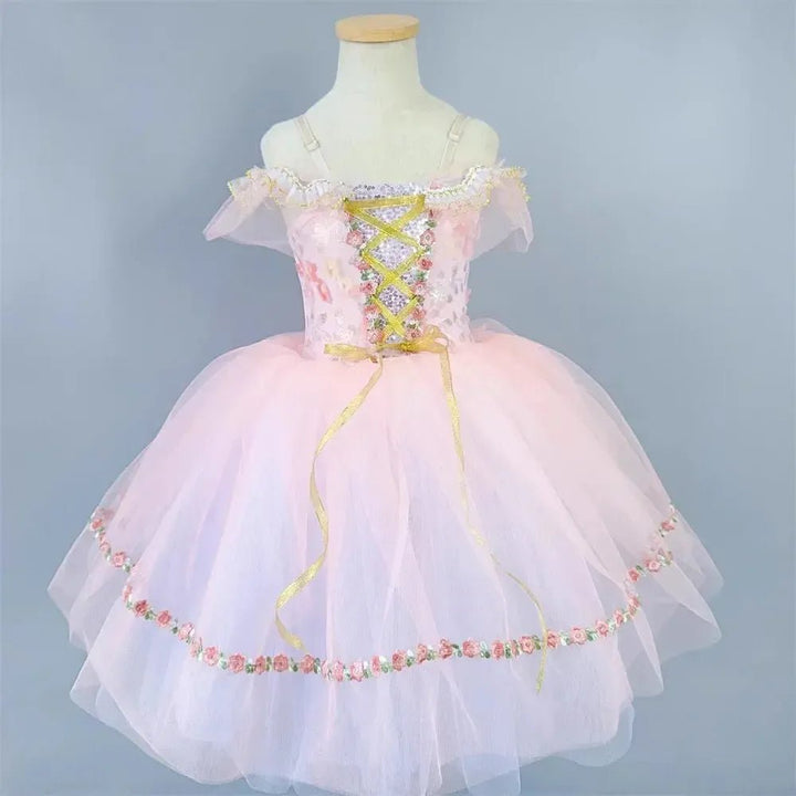 Girls Ballet Tutu Dress – Leotard &amp; Skirt Costume - Bennys Beauty World