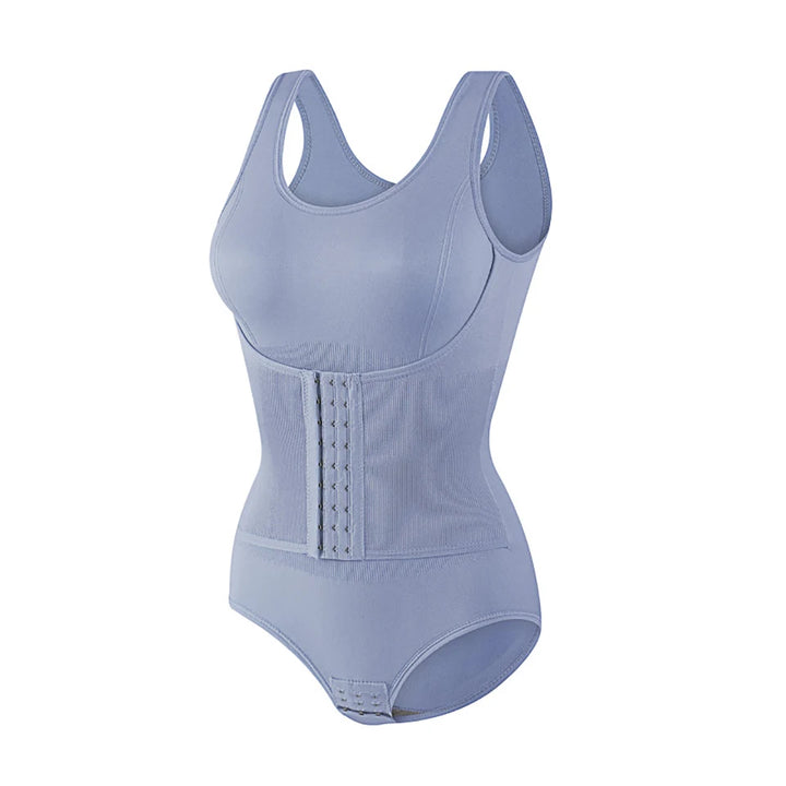 Bodysuit Shapewear With Zipper Belt For Women