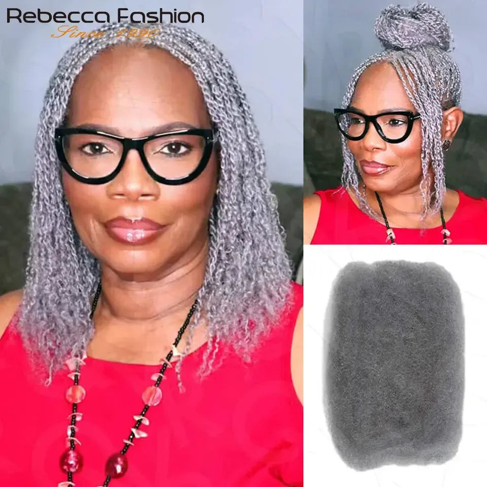 Brazilian Afro kinky Bulk Human Hair For Braiding Remy Hair-Hair Accessories-Bennys Beauty World