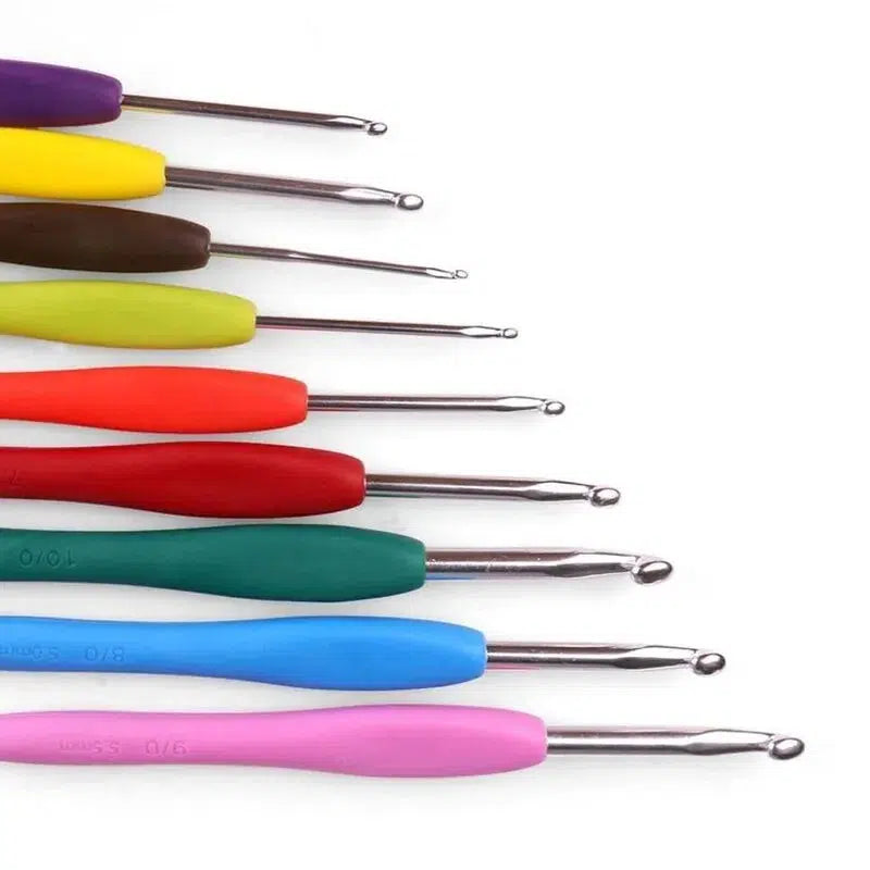 9pcs Knitting Tools Needle Aluminum Crochet Knitting Needles