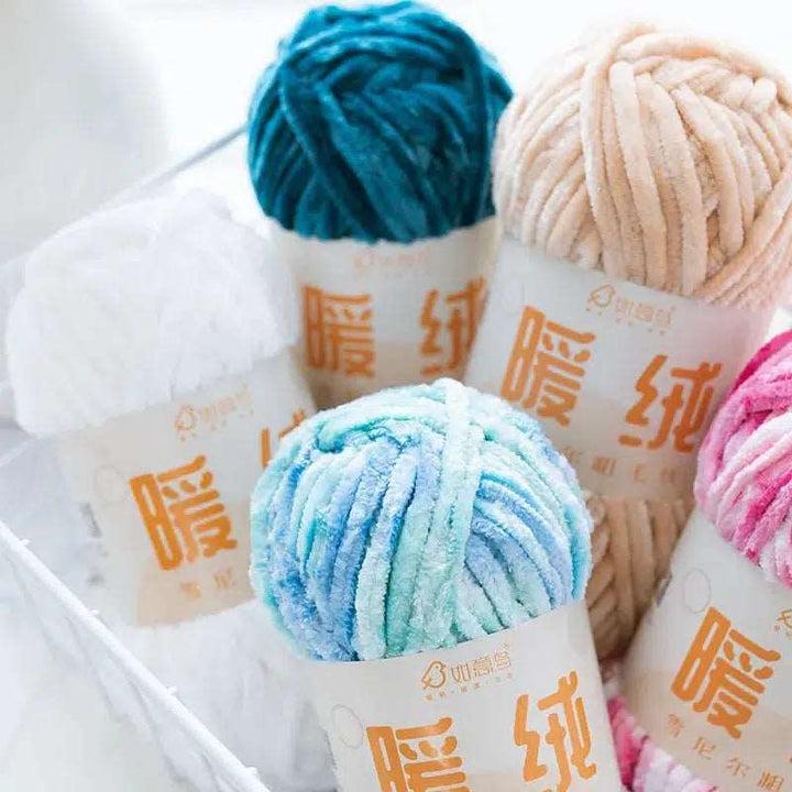 100g Knitting Yarn Velvet Crochet Knitting Cotton Sweater Hat