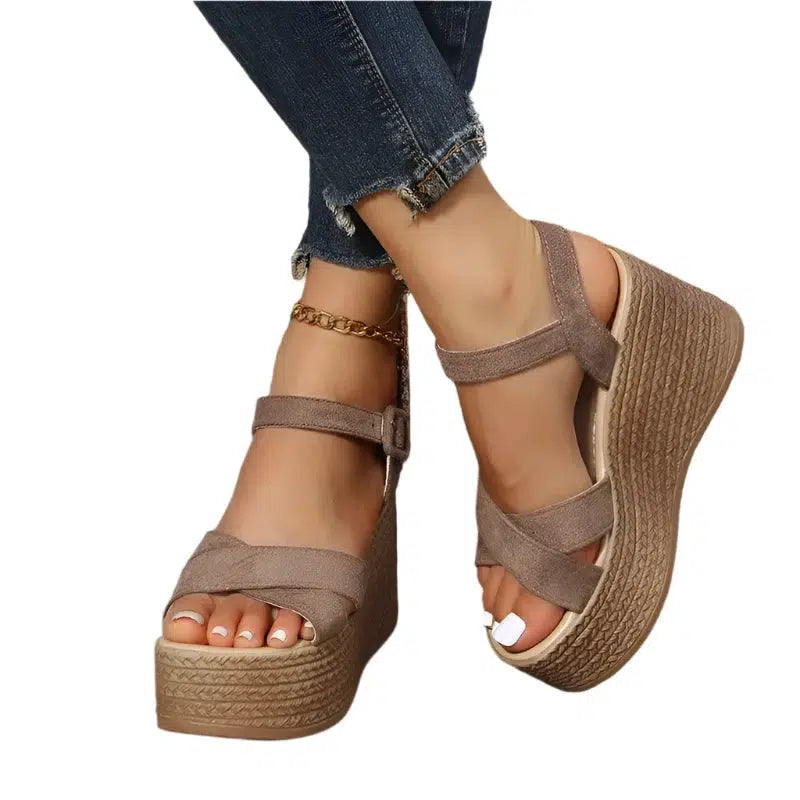 Women's Wedge High Heels Sandals