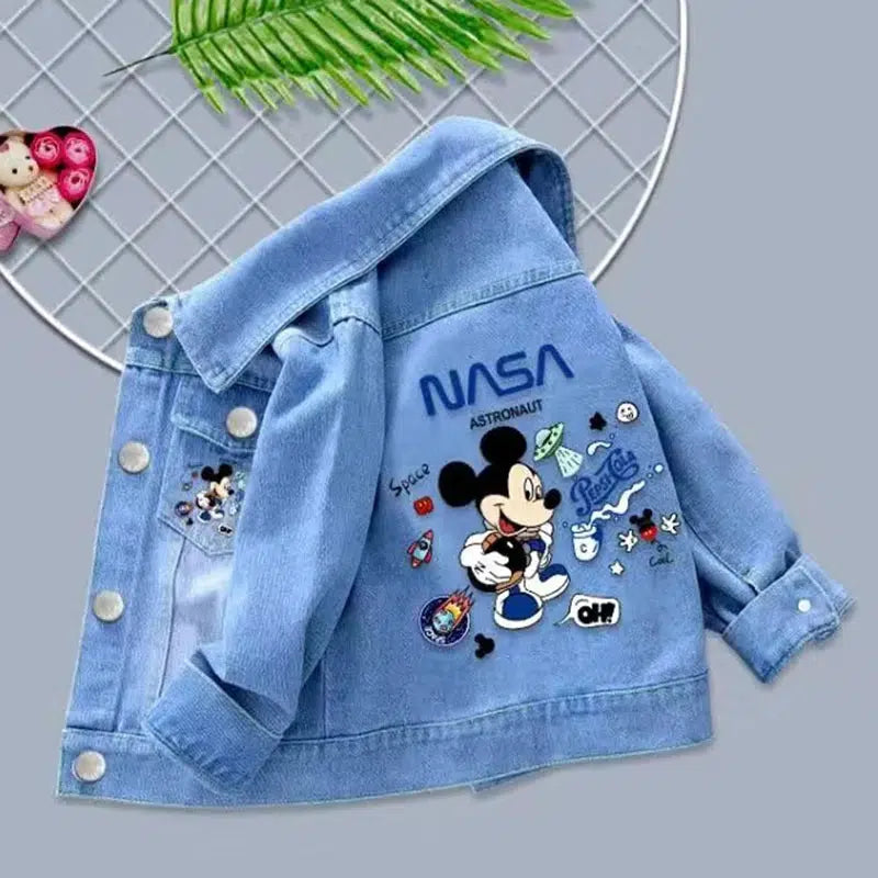 Cotton Baby Girls Denim Jacket-kids clothing-Bennys Beauty World