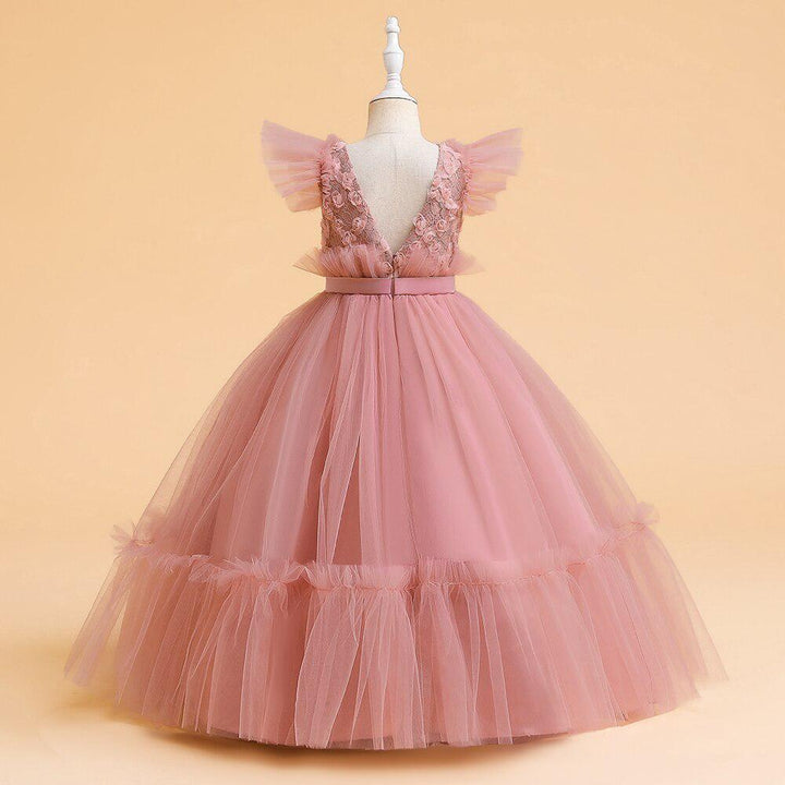 Girls Christmas Dress Flower Bridesmaid Children Princess Clothes Long Party Gowns Pageant Prom Communion Vestidos 13 14 Years-0-Bennys Beauty World