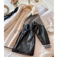 Women's Leather Coats Mid-length Jackets