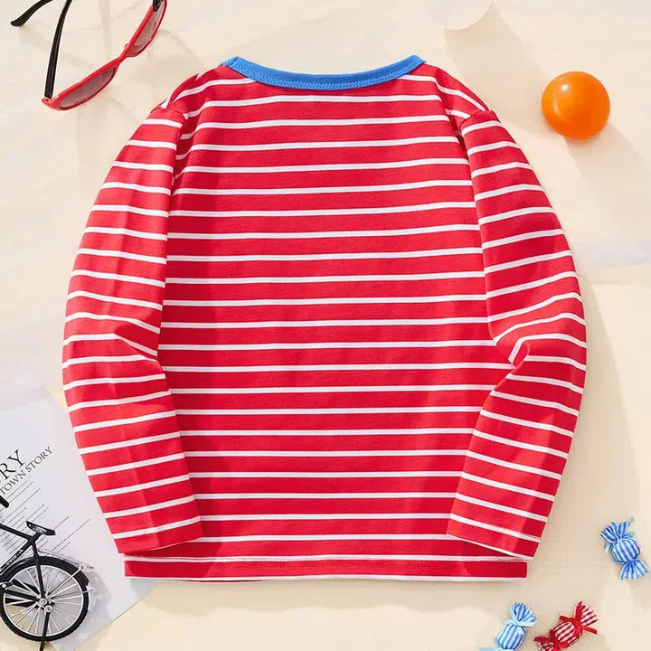 Boys Striped Long Sleeve T-Shirt