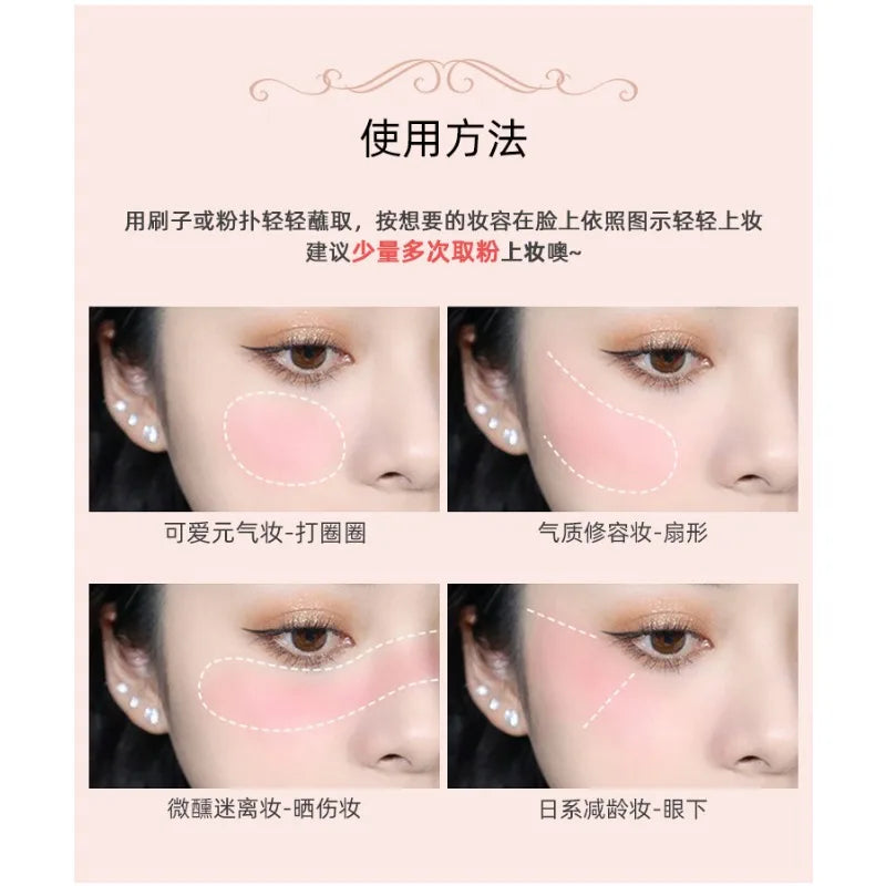 Three-colour Blush Natural Color