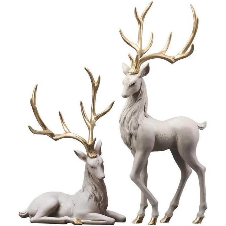 Livingroom Elk Statue Ornaments-Arlik interiors