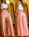 Women Pants Summer Fashion Chain Decor High Casual Streetwear-pants-Bennys Beauty World