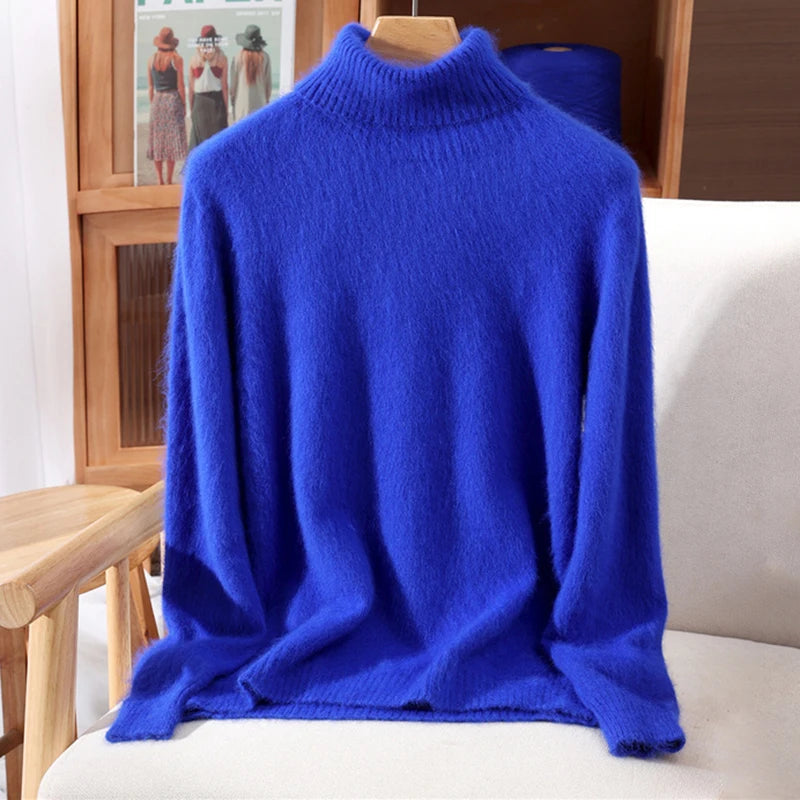 Women’s Cashmere High-Lapel Sweater