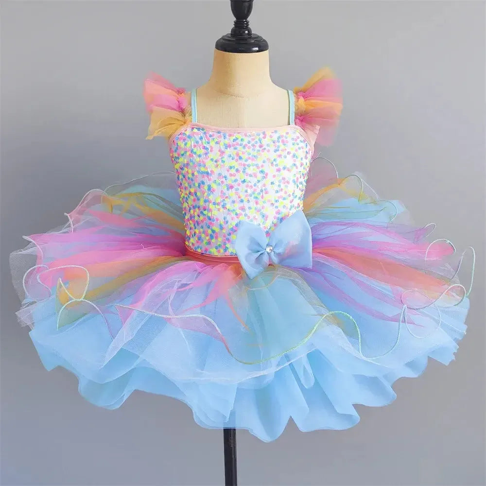 Children Ballet Dress Girls Clothing Summer Baby Ballerine Dance Costumes Party Girl Ballet Leotards Kids Dresses Tutu Vestidos-Bennys Beauty World