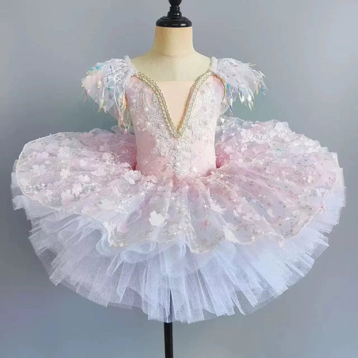 Girls Sequined Tutu Dance Dress – Princess Costume - Bennys Beauty World