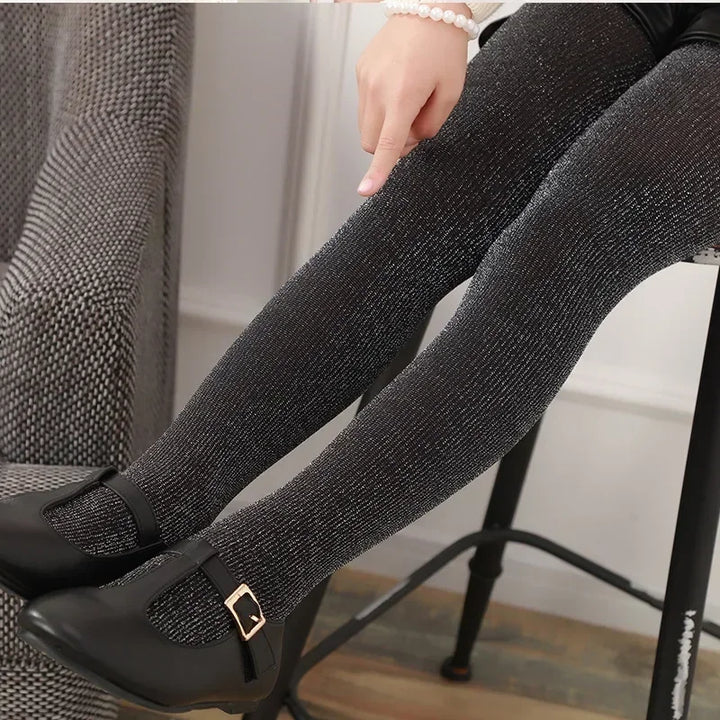 Girls Cotton Tights | Solid Colour Pantyhose | Ages 0–12