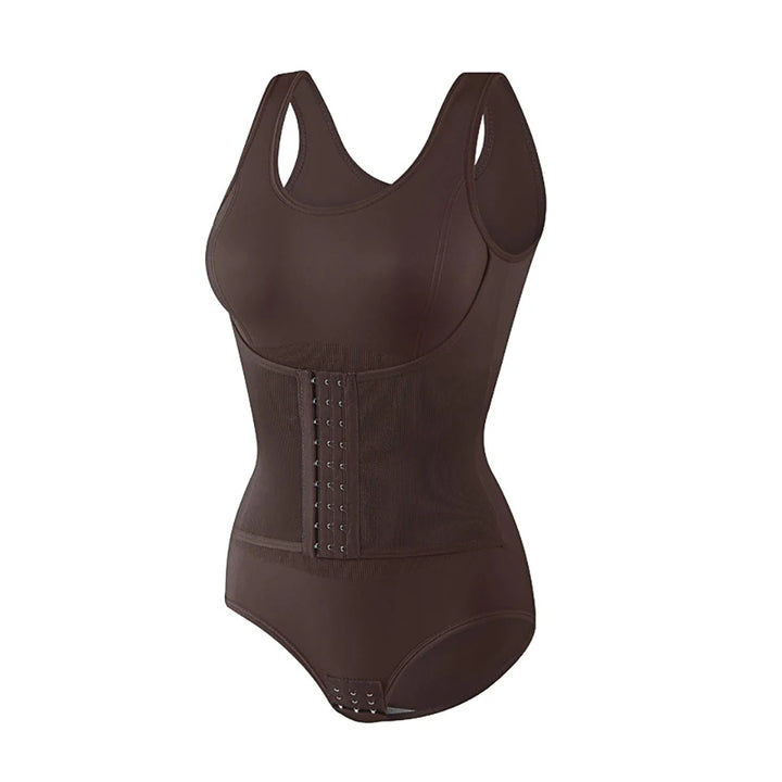 Bodysuit Shapewear With Zipper Belt For Women