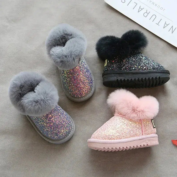 Children Snow Boots Girls Winter Shoes