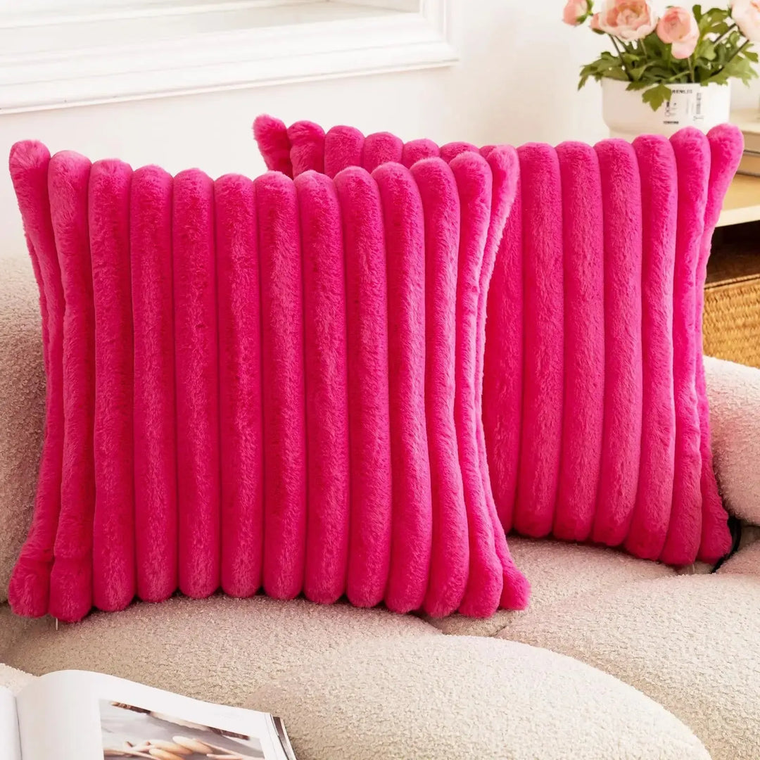 Faux Fur Sofa Cushion Cover - Bennys Beauty World